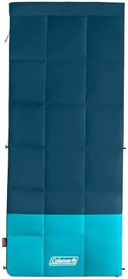 Coleman Kompact 20°F/30°F/40°F Sleeping Bag, Cool-Weather Adult Sleeping Bag with Heat Retention, Stuff Sack, & Snag-Free Zipper, Great for Camping, Sleepovers, Guests & More