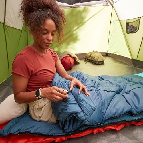 Coleman Kompact 20°F/30°F/40°F Sleeping Bag, Cool-Weather Adult Sleeping Bag with Heat Retention, Stuff Sack, & Snag-Free Zipper, Great for Camping, Sleepovers, Guests & More - Image 5