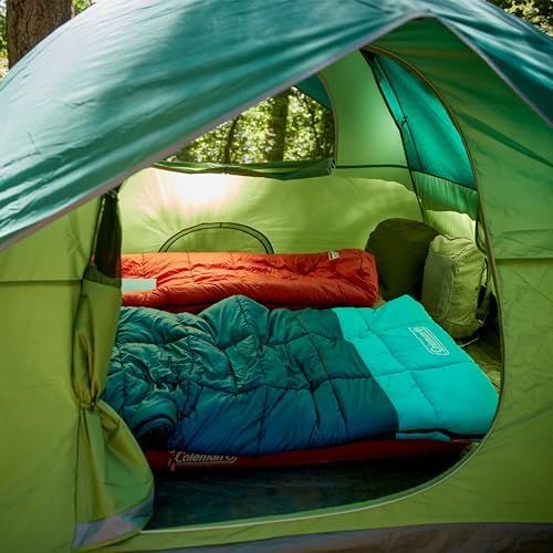 Coleman Kompact 20°F/30°F/40°F Sleeping Bag, Cool-Weather Adult Sleeping Bag with Heat Retention, Stuff Sack, & Snag-Free Zipper, Great for Camping, Sleepovers, Guests & More - Image 6