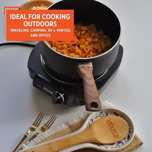 IMUSA Single Electric Burner, Black - Image 8